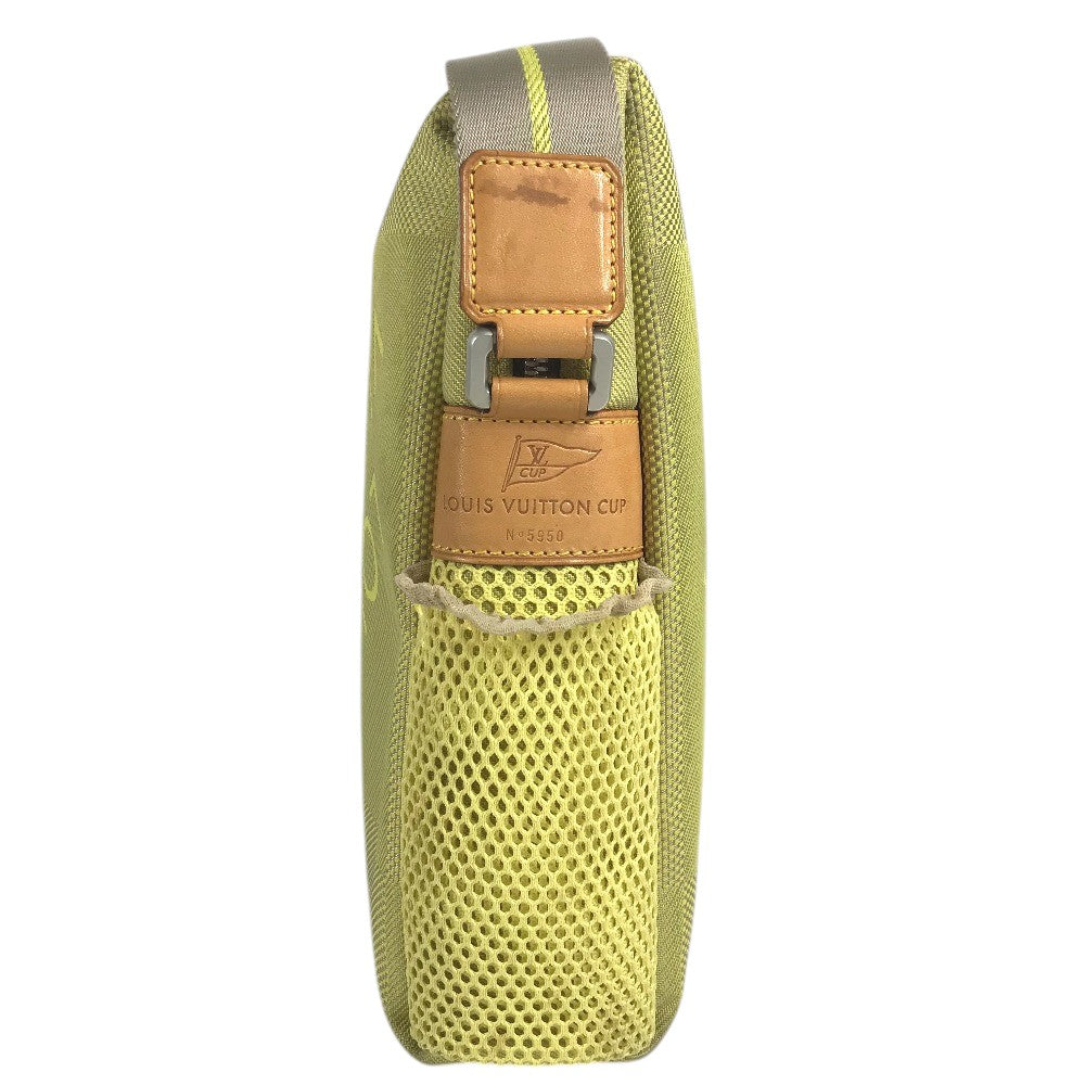 LOUIS VUITTON M80636 ダミエ ジェアン ウェザリー LVカップ 斜め掛け ポシェット カバン ショルダーバッグ ダミエジェアンキャンバス ユニセックス イエロー