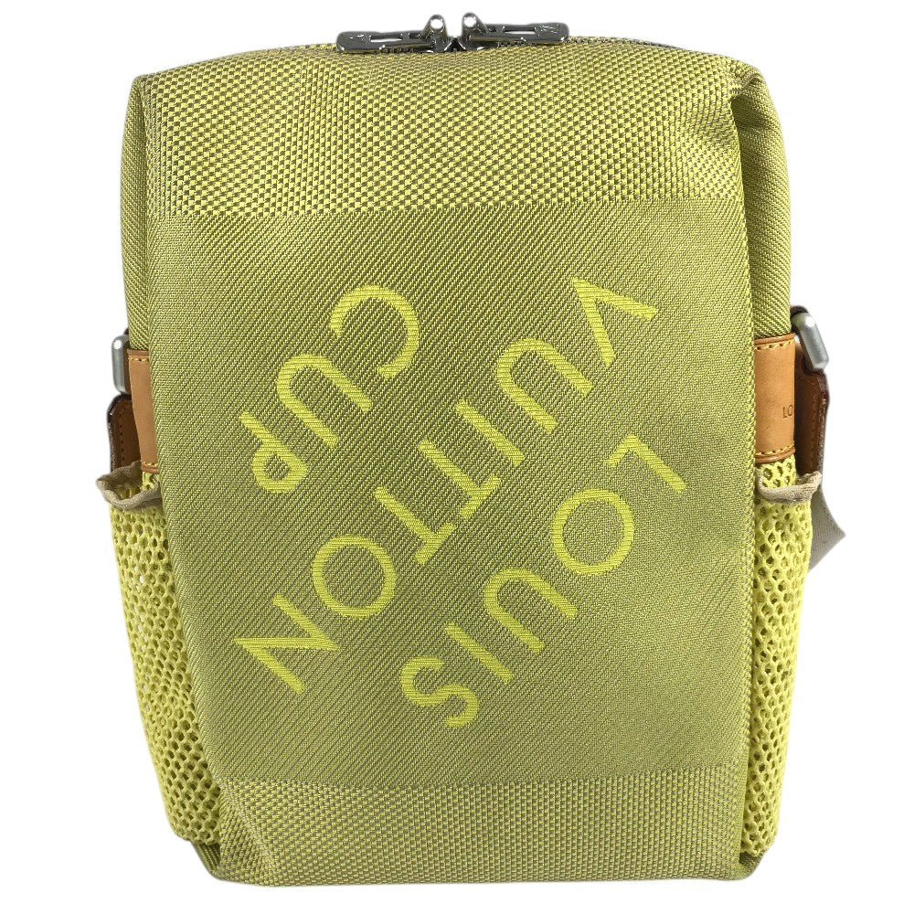 LOUIS VUITTON M80636 ダミエ ジェアン ウェザリー LVカップ 斜め掛け ポシェット カバン ショルダーバッグ ダミエジェアンキャンバス ユニセックス イエロー