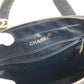 CHANEL ヴィンテージ 総柄 アイコン CC ココマーク ロゴ カバン トートバッグ ハンドバッグ キャンバス レディース ブラック