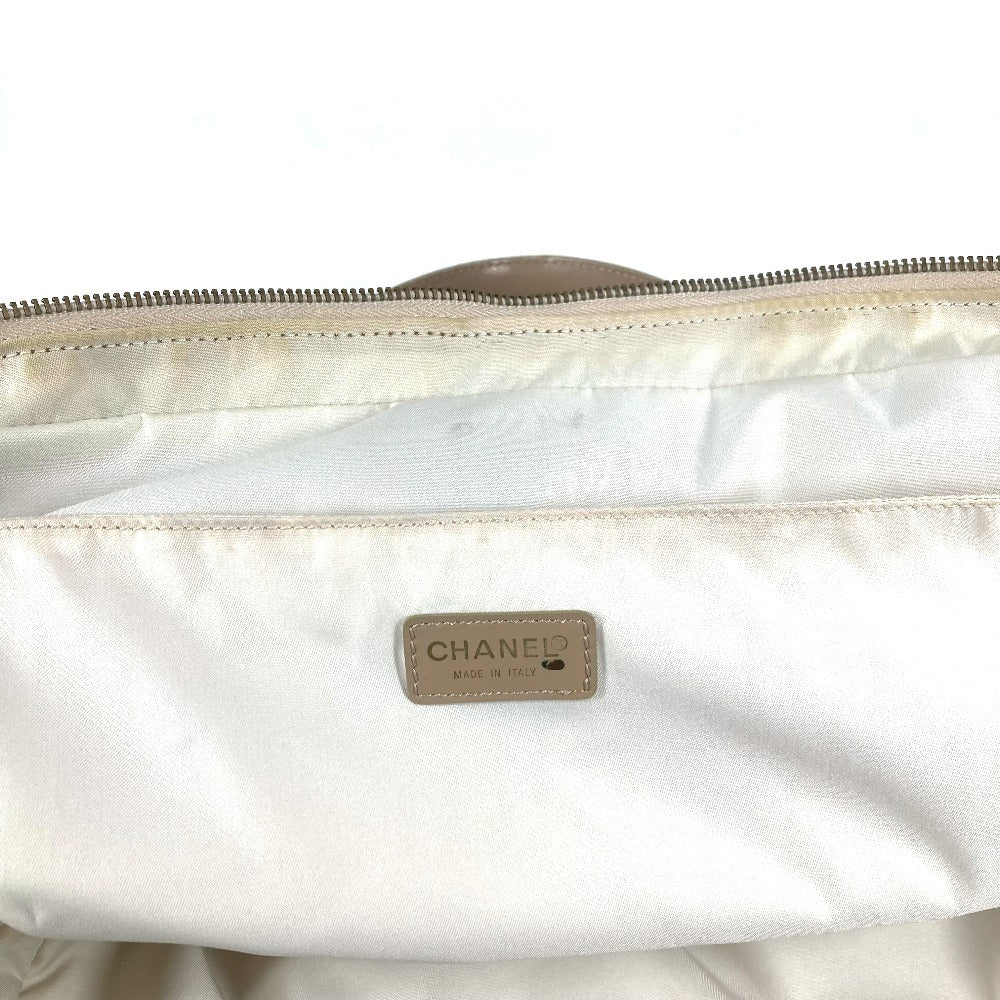 CHANEL ニュートラベルライン ビジネスバッグ カバン 書類バッグ ブリーフケース トートバッグ ハンドバッグ ナイロン/レザー ユニセックス ベージュ