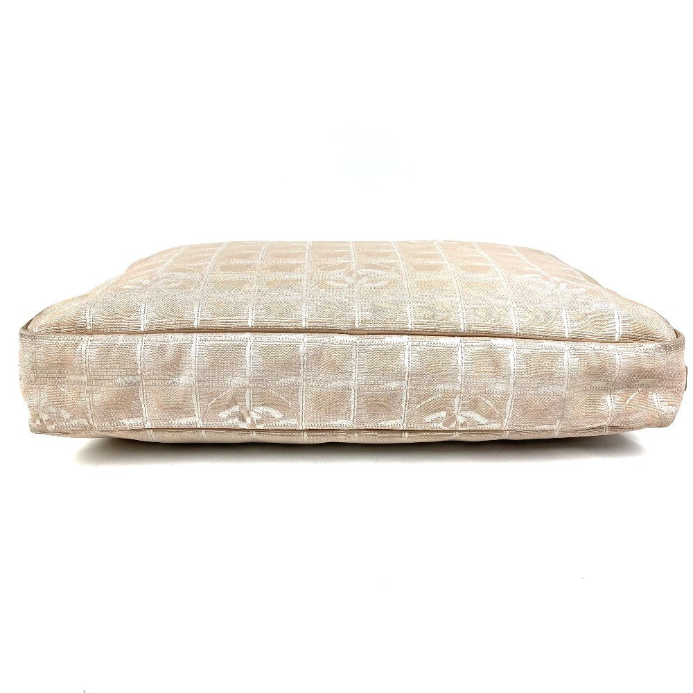 CHANEL ニュートラベルライン ビジネスバッグ カバン 書類バッグ ブリーフケース トートバッグ ハンドバッグ ナイロン/レザー ユニセックス ベージュ