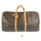 LOUIS VUITTON M41424 モノグラム キーポル55 キーポル 55 カバン ハンドバッグ 旅行バッグ トラベルバッグ ボストンバッグ モノグラムキャンバス ユニセックス ブラウン