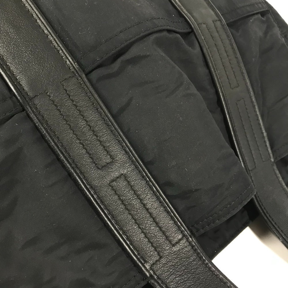 HERMES 縦型 ショルダーバッグ カバン アカプルコ カバス MM アカプルコカバスMM トートバッグ ナイロン ユニセックス ブラック