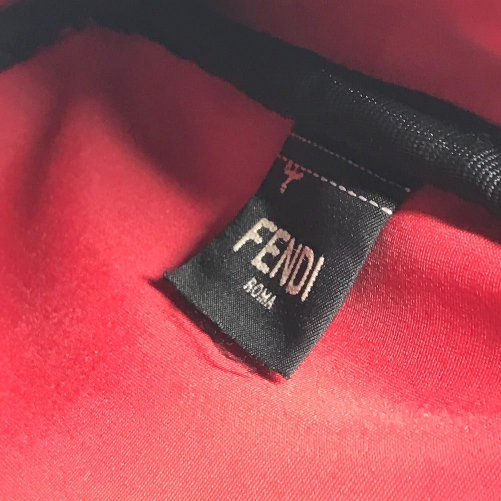 FENDI 7VA456 ロゴ ペカン ポシェット 斜め掛け カバン バック ショルダーバッグ レザー/キャンバス ユニセックス ブラック