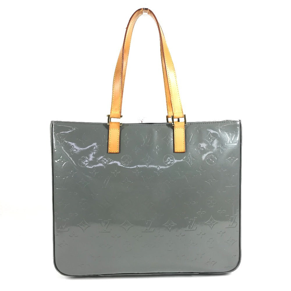 LOUIS VUITTON M91028 モノグラムヴェルニ コロンバス 肩掛け カバン ショルダーバッグ トートバッグ モノグラムヴェルニ ユニセックス グリ グレー