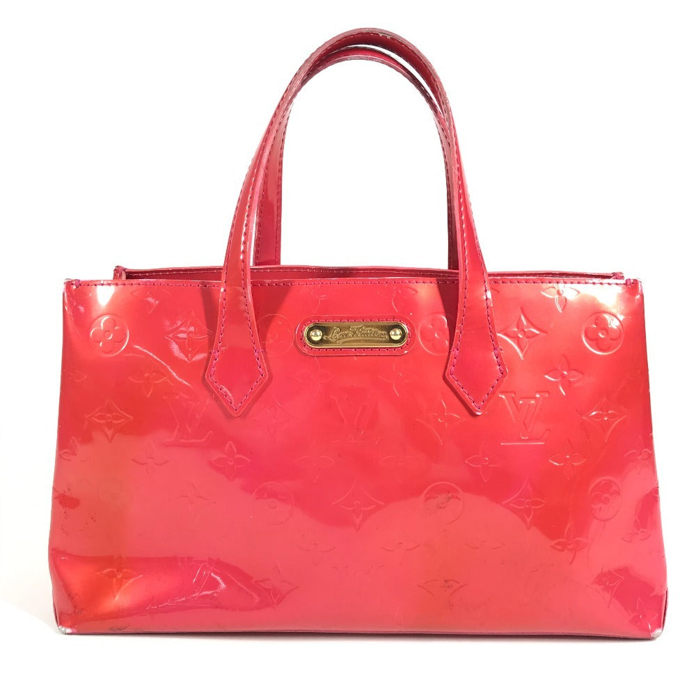LOUIS VUITTON M93643 モノグラムヴェルニ ウィルシャーブルーバード トートバッグ カバン ハンドバッグ モノグラムヴェルニキャンバス レディース ローズポップ ピンク