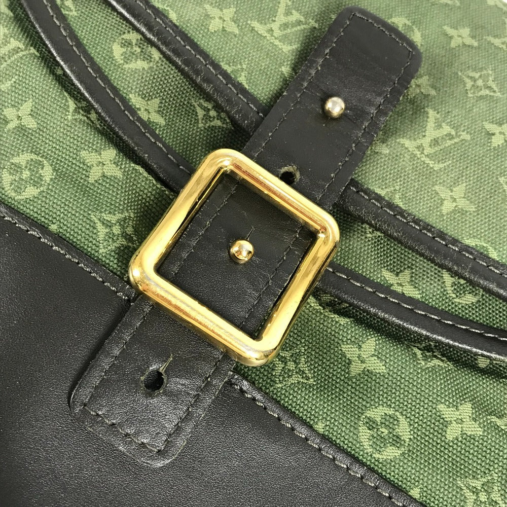 LOUIS VUITTON M92673 モノグラムミニ ベランジェール 斜め掛け カバン ポシェット フラップ ショルダーバッグ モノグラムミニキャンバス ユニセックス カーキ