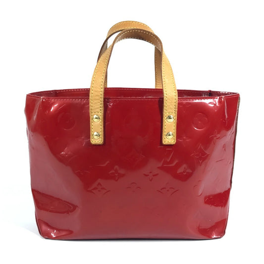 LOUIS VUITTON M91088 Monogram Vernis Reade PM รีด PM กระเป๋าถือ กระเป๋าแฮนด์แบ็ก Monogram Vernis สำหรับผู้หญิง สี Rouge แดง