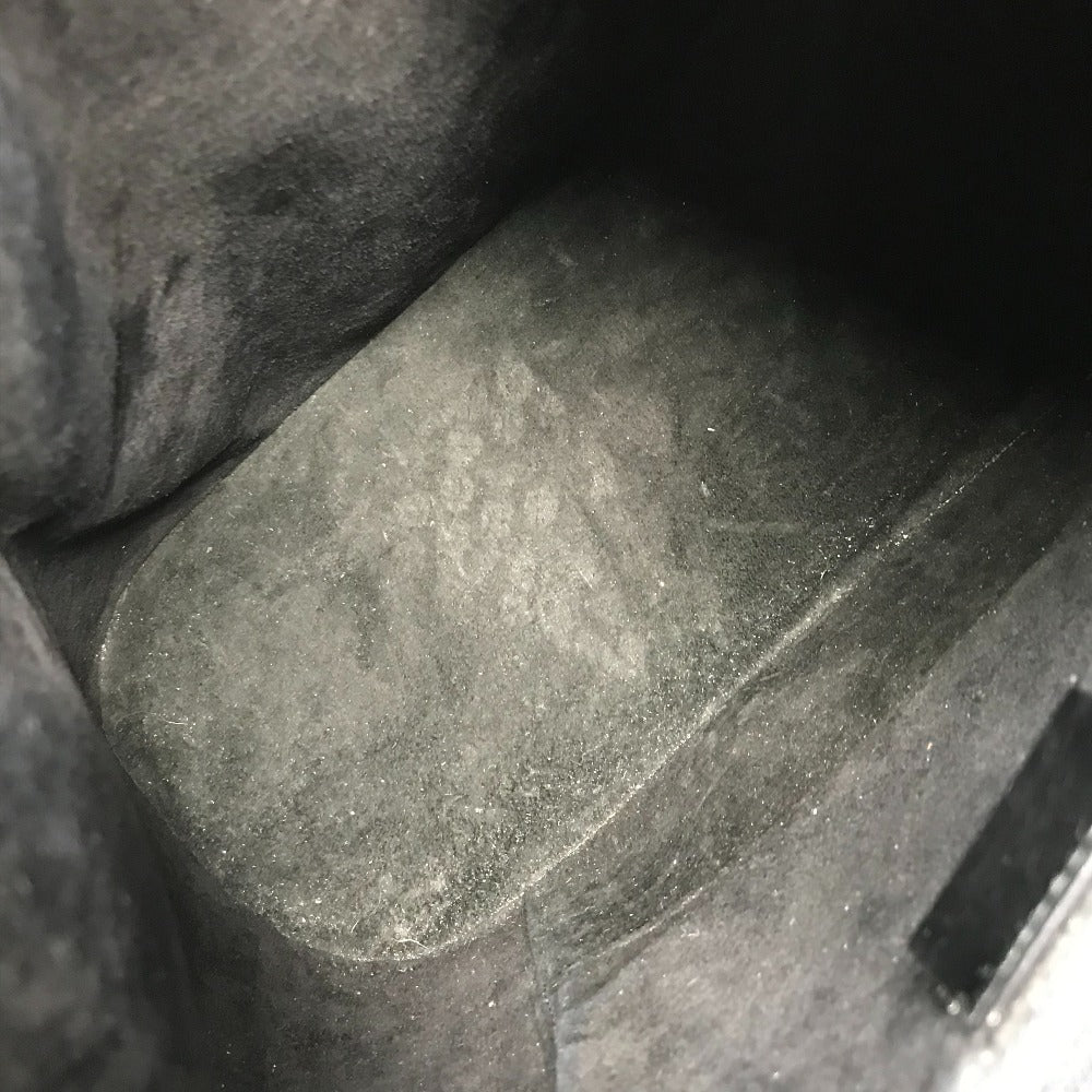 GUCCI 001 3738 GG ロゴ プラスチック ラウンド ハンドル 肩掛け カバン 巾着 巾着バッグ ハンドバッグ ショルダーバッグ GGキャンバス/レザー ユニセックス ベージュ
