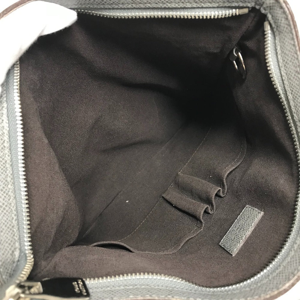 LOUIS VUITTON M32630 タイガ サシャ カバン 斜め掛け ポシェット ショルダーバッグ タイガレザー メンズ グラシエ グレー