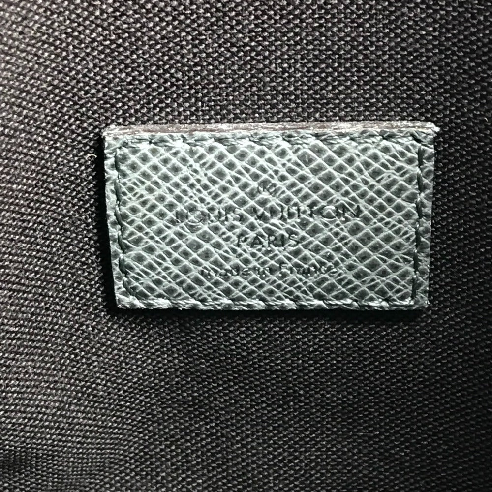 LOUIS VUITTON M32630 タイガ サシャ カバン 斜め掛け ポシェット ショルダーバッグ タイガレザー メンズ グラシエ グレー