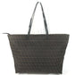 FENDI 8BH025 vintage Zucchino Logo Bag Tote Bag shawl Shoulder Bag Leather/Canvas Brown Used