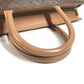 CELINE vintage Macadam logo Bag Tote Bag Business bag Hand Bag Leather Brown Used