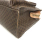 CELINE vintage Macadam logo Bag Tote Bag Business bag Hand Bag Leather Brown Used