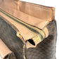 CELINE vintage Macadam logo Bag Tote Bag Business bag Hand Bag Leather Brown Used