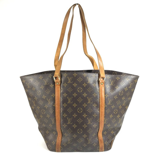 LOUIS VUITTON M51108 Monogram Sac Shopping Bag Shoulder Bag Tote Bag Shoulder Bag MonogramCanvas Brown Used