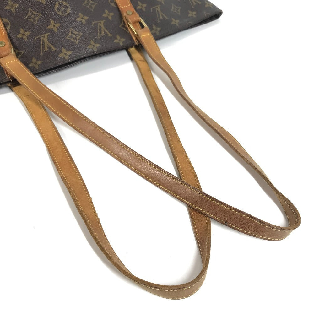 LOUIS VUITTON M51108 Monogram Sac Shopping Bag Shoulder Bag Tote Bag Shoulder Bag MonogramCanvas Brown Used