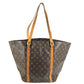 LOUIS VUITTON M51108 Monogram Sac Shopping Bag Shoulder Bag Tote Bag Shoulder Bag MonogramCanvas Brown Used