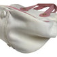 CHANEL CC CC Mark logo marshmallow Tote Bag Bicolor Hand Bag Canvas pink/White Used