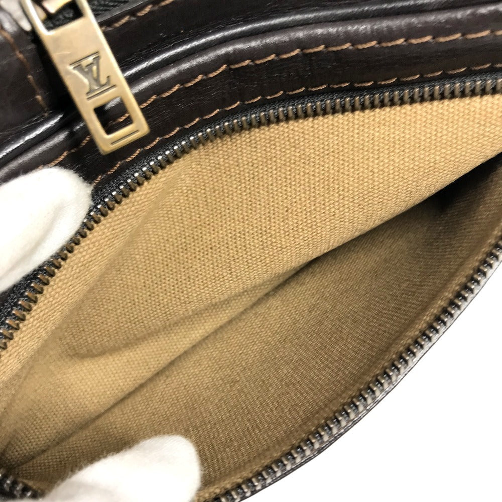 LOUIS VUITTON M92535 Utah Sui Bags, Belt Bags, Waist Pouches body bag Utah leather Cafe Brown Used