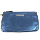 TIFFANY&Co. metallic Logo pouch included Bag Tote Bag Hand Bag Leather blue Used