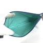 TIFFANY&Co. metallic Logo pouch included Bag Tote Bag Hand Bag Leather blue Used