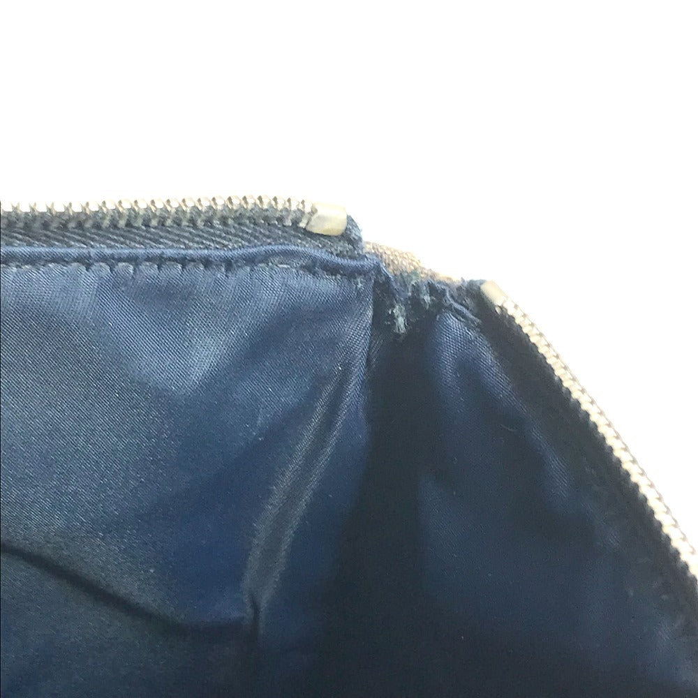 Dior Flight line Trotter Logo Denim Bag Tote Bag Shoulder Bag Hand Bag Leather/Canvas blue/Orange Used