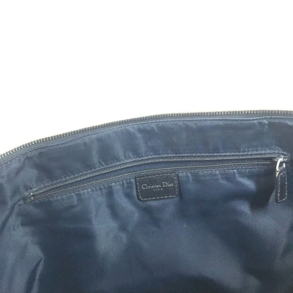 Dior Flight line Trotter Logo Denim Bag Tote Bag Shoulder Bag Hand Bag Leather/Canvas blue/Orange Used