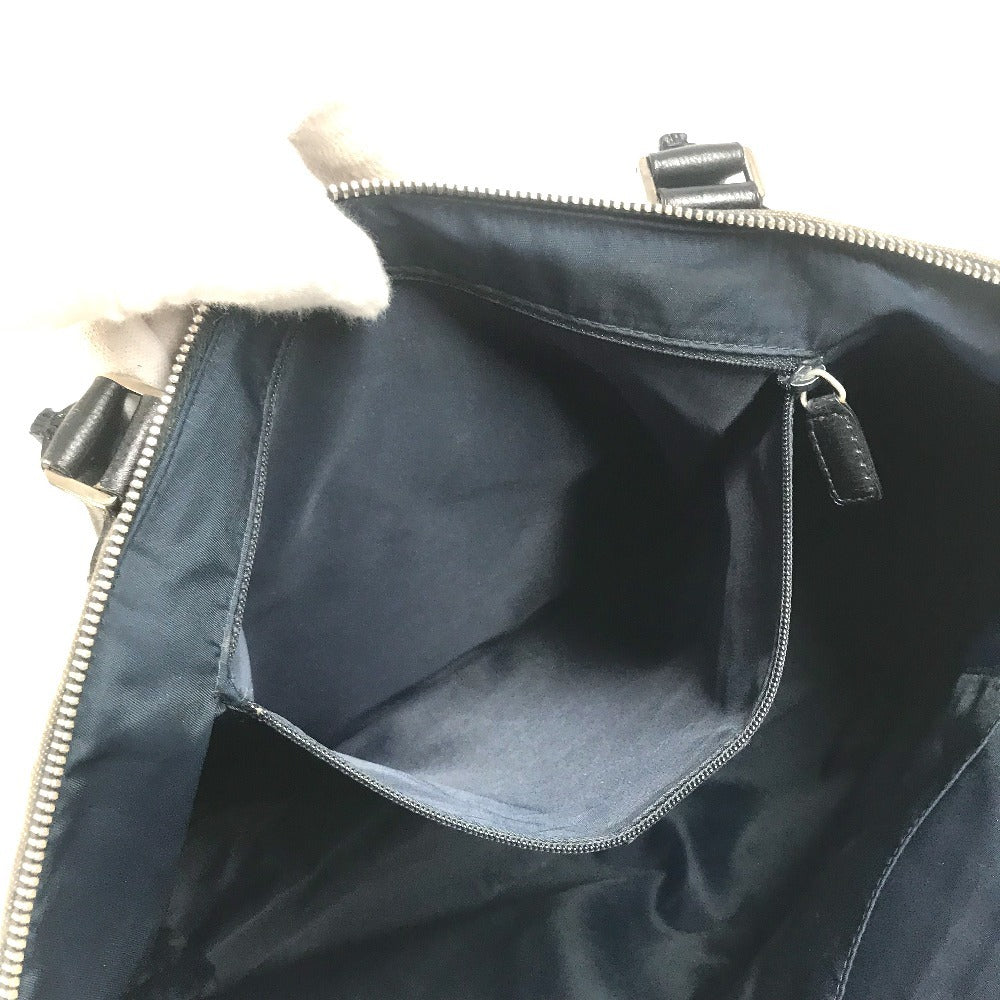 Dior Flight line Trotter Logo Denim Bag Tote Bag Shoulder Bag Hand Bag Leather/Canvas blue/Orange Used