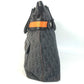 Dior Flight line Trotter Logo Denim Bag Tote Bag Shoulder Bag Hand Bag Leather/Canvas blue/Orange Used