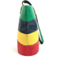CELINE vintage Circle logo one-shoulder bucket bag bag shawl Shoulder Bag Leather Red x Green/Blue x yellow Used