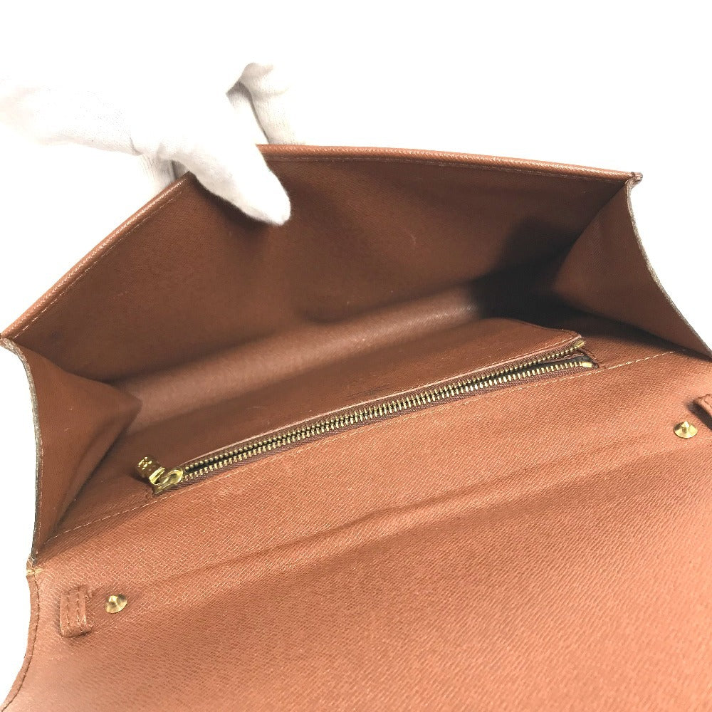 LOUIS VUITTON M51797 Monogram Bordeaux Clutch bag Vintage bag with flap Clutch bag MonogramCanvas Brown Used