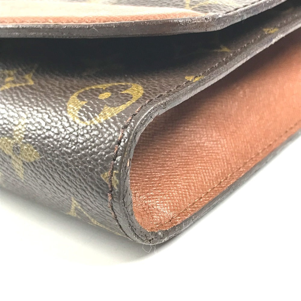 LOUIS VUITTON M51797 Monogram Bordeaux Clutch bag Vintage bag with flap Clutch bag MonogramCanvas Brown Used