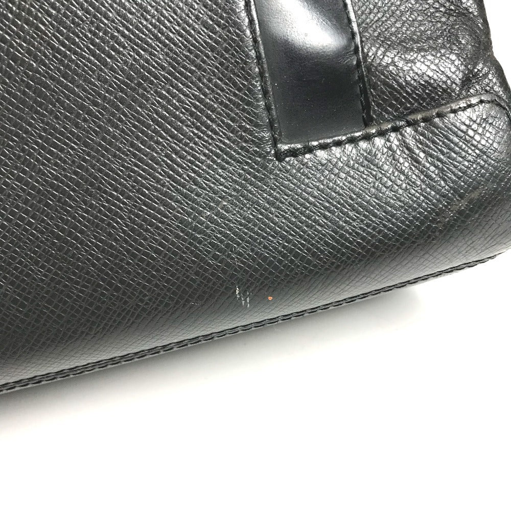 LOUIS VUITTON M31022 Taiga Kasbeck PM Kasbeck PM Bag Tote Bag Business bag Hand Bag Taiga Leather Ardoise Black Used