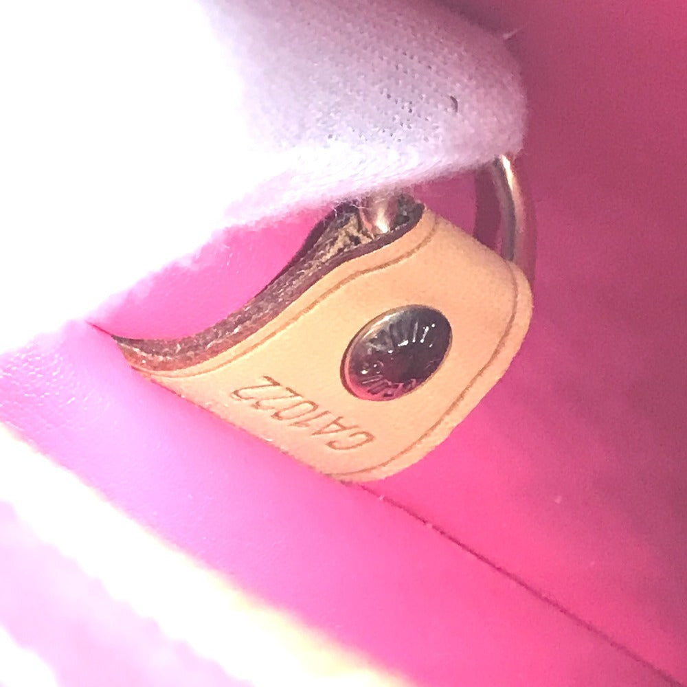 LOUIS VUITTON M91219 MonogramVernis Houston Bag Tote Bag Shoulder Bag Hand Bag MonogramVernisCanvas Fuchsia pink Used
