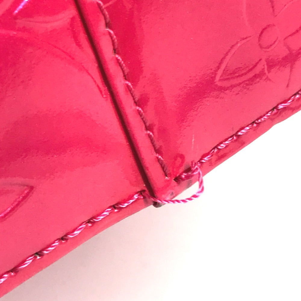 LOUIS VUITTON M91219 MonogramVernis Houston Bag Tote Bag Shoulder Bag Hand Bag MonogramVernisCanvas Fuchsia pink Used