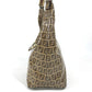 FENDI vintage Zucca logo Bag Shoulder Bag Hand Bag Shoulder Bag Coating canvas Beige Used
