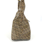 FENDI vintage Zucca logo Bag Shoulder Bag Hand Bag Shoulder Bag Coating canvas Beige Used
