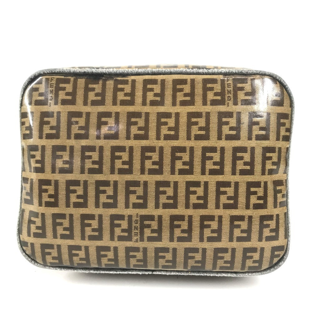 FENDI vintage Zucca logo Bag Shoulder Bag Hand Bag Shoulder Bag Coating canvas Beige Used
