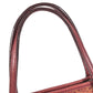CELINE Sulky Logo Vertical Tote Bag, 2-way bag, Crossbody Tote Bag Shoulder Bag Leather / Coated Canvas Red Used