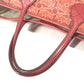 CELINE Sulky Logo Vertical Tote Bag, 2-way bag, Crossbody Tote Bag Shoulder Bag Leather / Coated Canvas Red Used