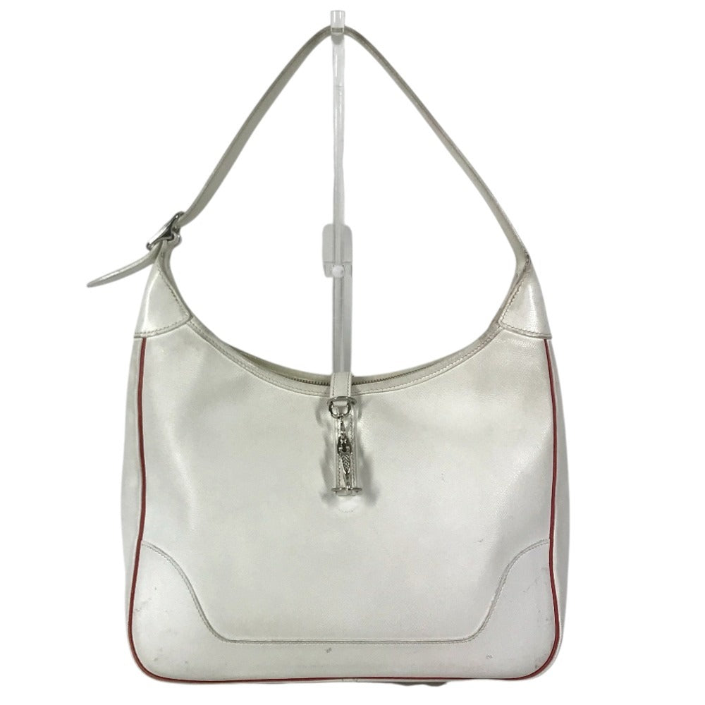 HERMES Bicolor Trim 31 Trim 31 Bag Shoulder Bag Tote Bag Shoulder Bag Leather White/Red Used