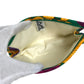 HERMES vintage Bird pattern Shoulder bag, tote bag, with 3 pouches. Shoulder Bag cotton Green/yellow Used