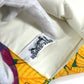 HERMES vintage Bird pattern Shoulder bag, tote bag, with 3 pouches. Shoulder Bag cotton Green/yellow Used