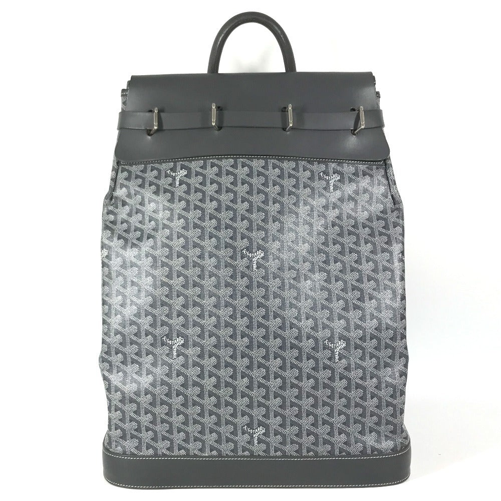 GOYARD Steamer Bag, Tote Bag, Handbag, Travel Bag Duffle Bag PVC/Leather gray Used
