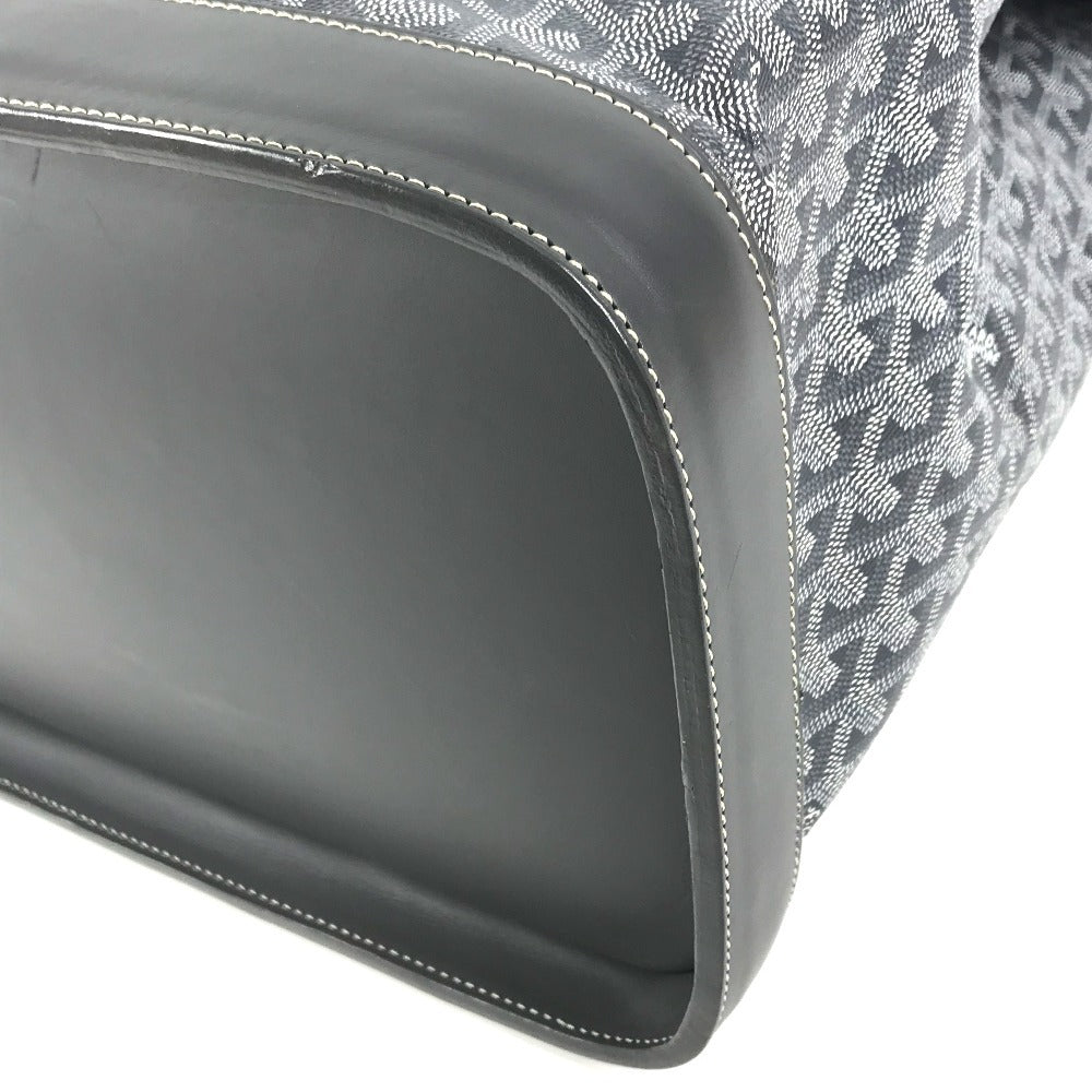 GOYARD Steamer Bag, Tote Bag, Handbag, Travel Bag Duffle Bag PVC/Leather gray Used