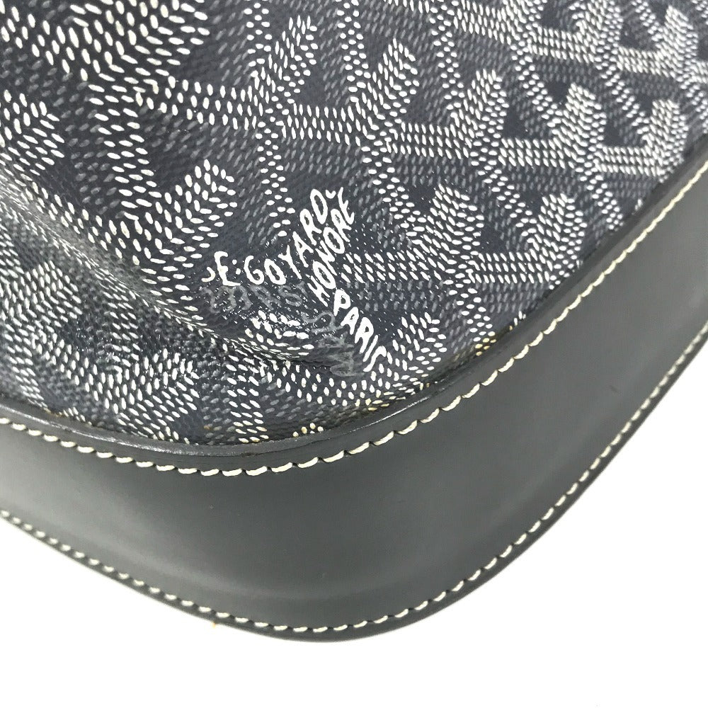 GOYARD Steamer Bag, Tote Bag, Handbag, Travel Bag Duffle Bag PVC/Leather gray Used