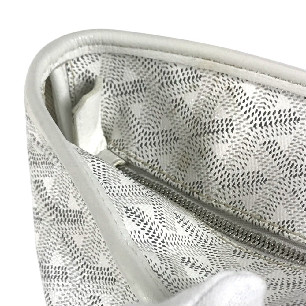GOYARD Artois PM Artois PM Bag Tote Bag shawl Shoulder Bag PVC/Leather White Used