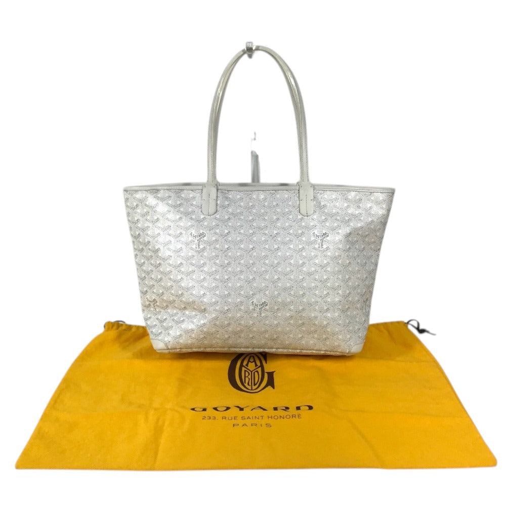 GOYARD Artois PM Artois PM Bag Tote Bag shawl Shoulder Bag PVC/Leather White Used