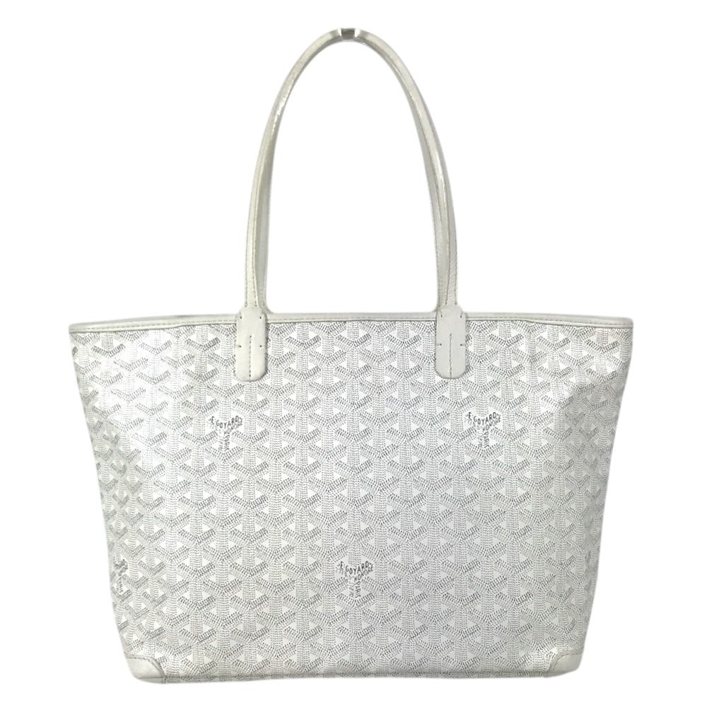 GOYARD Artois PM Artois PM Bag Tote Bag shawl Shoulder Bag PVC/Leather White Used
